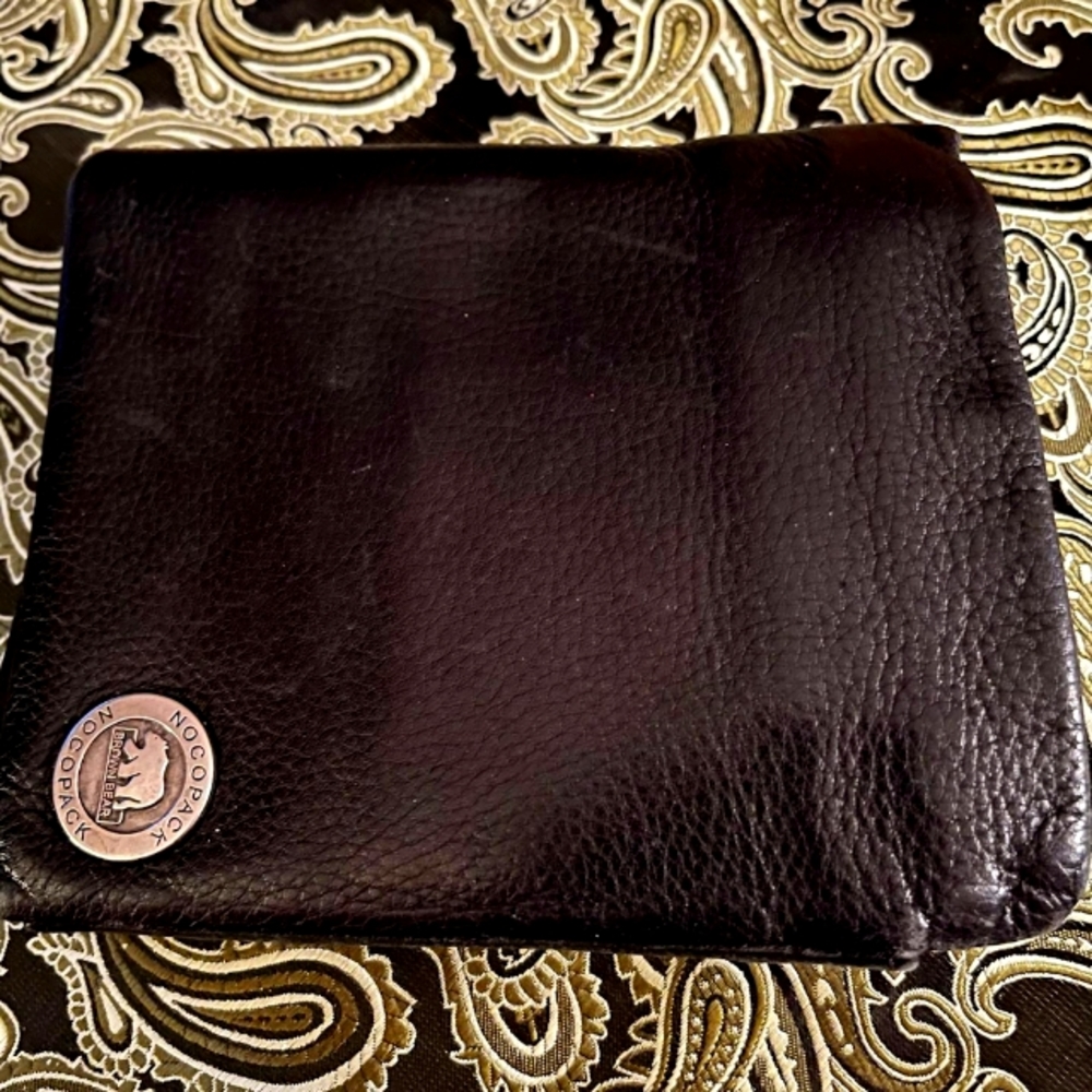 RARE Nocopack Brown Bear Trifold Wallet